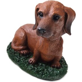 Dachshund Red Dog Bobblehead Figure for Car Dash Desk Fun Accessory