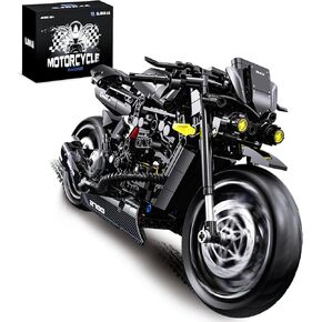 MJDDJA 1:8 Motorcycle Building Set for Adults,Kickstand for Display,Gift for Boys Girls Kids 8 9 10 11 12 Years Old, Teenage Boys Gifts on Birthday(583PCS)