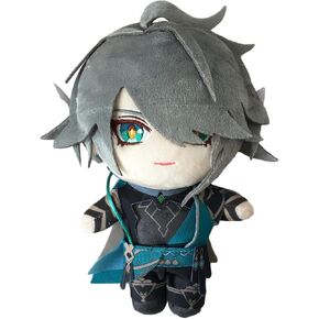 CALEMBOU Anime Plush Figure Cute Al Haitham Plushie Doll 8" Cosplay Props Soft Stuffed Collection Gift for Fans