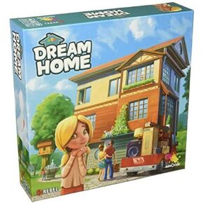 Dream Home Board Game - Build and Construct! Family-Friendly Construction Strategy Game for Kids and Adults, Ages 7+, 2-4 Players, 30 Minute Playtime, Made by Rebel Studio