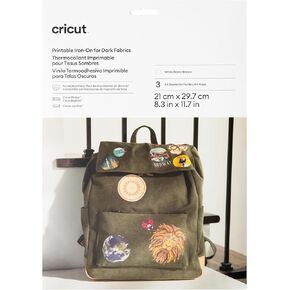 Cricut™ Printable Iron-On for Dark Fabrics – A4 (3 ct)