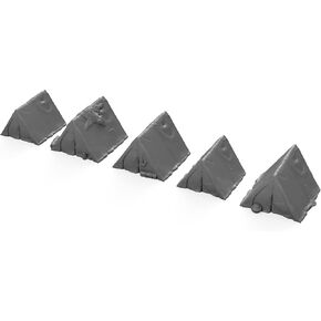 Tent Set DND Terrain 28mm for Dungeons and Dragons Terrain, D&D, Pathfinder, Warhammer 40k, RPG, Miniatures, Tabletop, D and D, Dungeons and Dragons Gifts