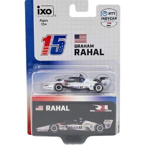 IXO IND64012 2025 Graham Rahal #15 Rahal Letterman Lanigan Racing - 1:64 Scale Die-Cast Model Car with Collector Storage Box