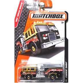 Matchbox, 2016 MBX Heroic Rescue, Pierce Dash Fire Engine [Black] 77/125
