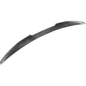 1pcs Rear Trunk Boot Spoiler Lip Compatible for KIA Stinger 2017-2023 Gloss Black/Carbon Fiber Style Rear Trunk Boot Spoiler Lip(Glossy Black)