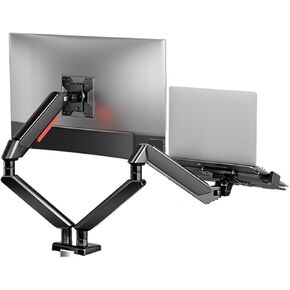 Dual Screen Monitor Stand Mechanical arm White Lifting Notebook Two-in-one Computer Heightening Bracket(Gray)
