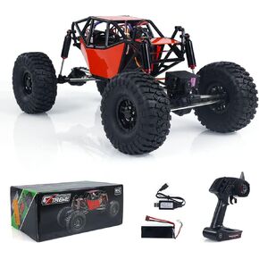 RTR RC 1/10 8504R Off-Road Car 4 * 4 Remote Control Rock Crawler Electric Truck Top Speed 35 km/h 15KG Servo Metal Shock Absorber 2500mAh Lipo Hobby Model