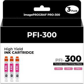 PFI-300 Ink Cartridges imagePROGRAF PRO-300 Compatible with Canon PFI-300 Ink Cartridges Combo Pack Compatible for imagePROGRAF PRO-300 imagePROGRAF PRO300 imagePROGRAF PRO 300 Printers (10-Pack)