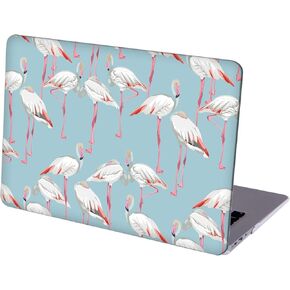 Compatible with MacBook Air 13.6-inch, Hard Shell Case with Keyboard Cover and Screen Protector (A2681, M2 chip / A3113, M3 chip / A3240, M4 chip, 2022-2025 Release) - Flamingos MD4480
