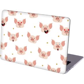Compatible with MacBook Air 13 inch, Hard Shell Case with Keyboard Cover and Screen Protector (A1369 A1466, 2010-2017 Release) - Pigs MD4008