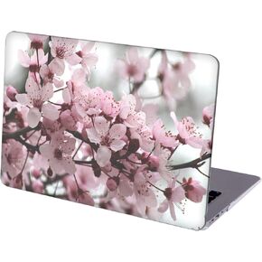 Case Compatible with MacBook Air 13 inch Retina Display with Touch ID, Hard Protective Shell with Keyboard Cover ( M1 A2337 A2179 A1932, 2018 2019 2020 Release) - Spring Cherry Blossom-1