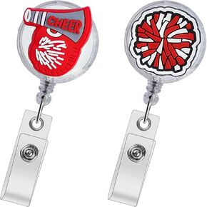 Frog Badge Reel - Cute Retractable ID Holder for Nurses, Medical Staff, Teachers & Students - 2 Pcs