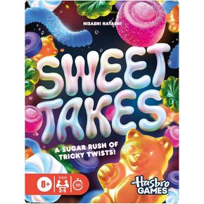Hasbro Gaming Sweet Takes Game | Candy Themed Family Card Game for Kids, Teens, and Adults | 2 to 5 Players | 30 Mins. | Fun Summer Activities | Vacation Travel Essentials | Ages 8+