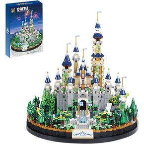 3600PCS Castle Building Blocks Sets,Creative Ideals Dream Palace Building Blocks, Best Micro Mini Bricks Gift for 14+ Boys, Girls or Adults