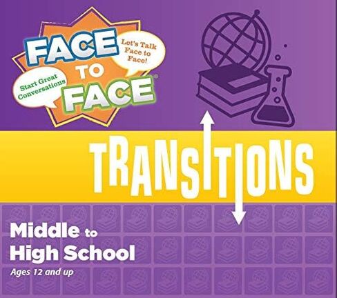 Face to Face Transitions Card Game (Middle to High School Edition) – Communication Development for Important Life Transitions, Ages 12 and Up in Saudi Arabia