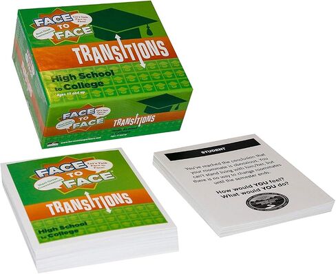 Face to Face Transitions Card Game (Middle to High School Edition) – Communication Development for Important Life Transitions, Ages 12 and Up in Saudi Arabia