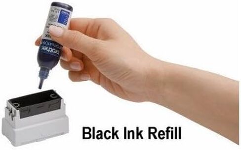 Ink Refill for StampCreator - Rubber Stamp Ink Refill (Black) in Saudi Arabia