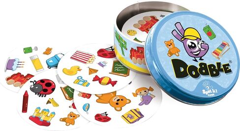 asmodee | dobble الأطفال | لعبة بطاقة | الأعمار 6+ | 2-8 لاعبين | 15 دقيقة وقت اللعب in Saudi Arabia
