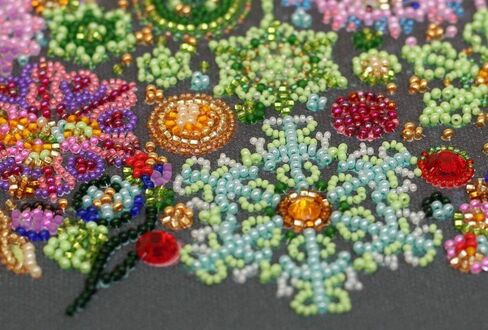 Wizardi Abris Art Bead Embroidery Kit - Golden Lights AB-787 in Saudi Arabia