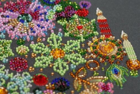 Wizardi Abris Art Bead Embroidery Kit - Golden Lights AB-787 in Saudi Arabia