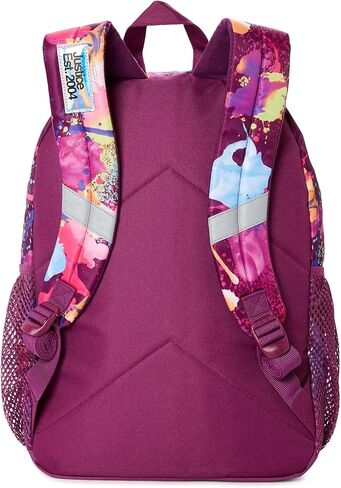 Laptop Backpack Daypack Choose Rainbow Splatter Metallic 17 Inch, Pockets for Supplies (Splatter, One Size) in Saudi Arabia