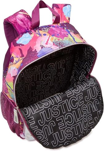 Laptop Backpack Daypack Choose Rainbow Splatter Metallic 17 Inch, Pockets for Supplies (Splatter, One Size) in Saudi Arabia