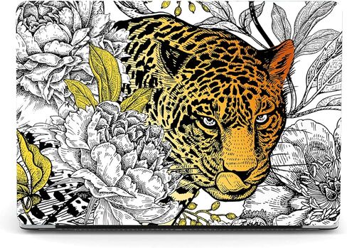 Berkin Art Case for 13.5" Microsoft Surface Laptop 5/4/3, 2022, 2021, 2019 Metal Palm Model 1868/1951 with Keyboard Cover & Screen Protector Naive Art Pop Motifs Hearts Symbol in Saudi Arabia
