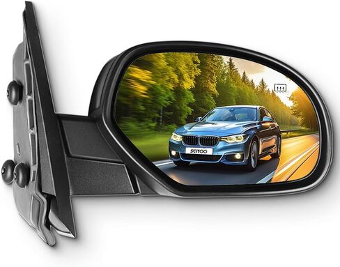 SCITOO Tow Mirror Passenger Side Fit for Chevy for GMC Mirrors 2007-2013 for Chevy Silverado for GMC Sierra With Power Controlling and Heated Features in Kuwait