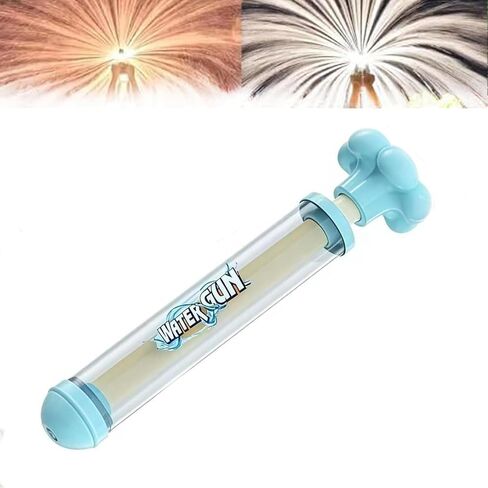 Fireworks Water Gun, Firework Style Water Spray Toy, Beach PoolWaterSprayToys,Romantic Firework Style Water Spray Toy for Family Entertainment or Pool Party(Blue) in Saudi Arabia