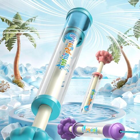 Fireworks Water Gun, Firework Style Water Spray Toy, Beach PoolWaterSprayToys,Romantic Firework Style Water Spray Toy for Family Entertainment or Pool Party(Blue) in Saudi Arabia