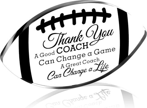 Acrylic Soccer Coach Gifts for Coach Thank You Gifts Office Desk Decor Appreciation Gift Thank You Gift for Soccer Coach End of Season Coach Gift for Soccer Coach in Saudi Arabia