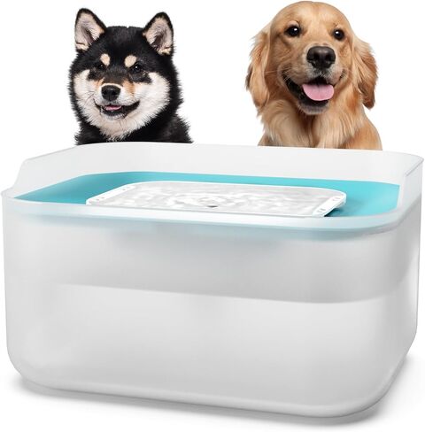 8L/2.1Gal Dog Water Fountain for Medium to Large Dogs, Spine-Friendly Dog Water Bowl Dispenser with Ultra Quiet Pump & Multiple Filtration for Dogs Cats Multi-Pet Home in Saudi Arabia