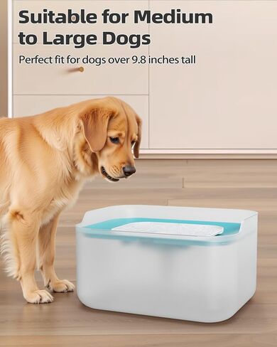 8L/2.1Gal Dog Water Fountain for Medium to Large Dogs, Spine-Friendly Dog Water Bowl Dispenser with Ultra Quiet Pump & Multiple Filtration for Dogs Cats Multi-Pet Home in Saudi Arabia