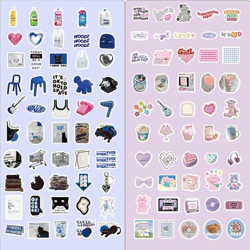 200 ٪ ملصقات جمالية لكتاب القصاصات Bullet Journal Art Diary Phone Phone Gifts Planner ، Scrapbook Sticker للأطفال المراهقين البالغين in Kuwait