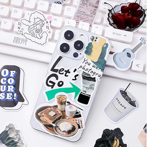 200 ٪ ملصقات جمالية لكتاب القصاصات Bullet Journal Art Diary Phone Phone Gifts Planner ، Scrapbook Sticker للأطفال المراهقين البالغين in Kuwait