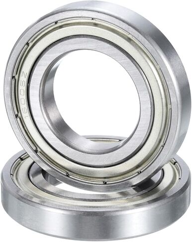 uxcell 4 Pcs 16002-2Z Deep Groove Ball Bearing, 15mm x 32mm x 8mm High Carbon Chrome Steel Z0 Double Rubber Sealed Bearing (ABEC1) in Saudi Arabia