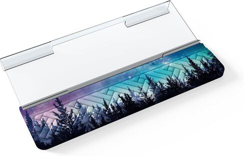 AIMSA Keyboard Stand and Wrist Rest, Easy Typing Comfortable Ergonomic Acrylic PC Keyboard Holder with Wrist Support for Working, Office & Home, Flowers Plants in Kuwait