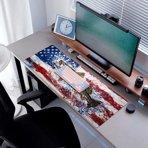 Popcorn Movie Gaming Mouse Pad ، Desk Mat ، Desk Rubber Base Pool Goad Aesthetic Mousepads for Computer Laptop Keyboard Office Office School Home Decorities Decor 31.5 "× 11.8" in Saudi Arabia