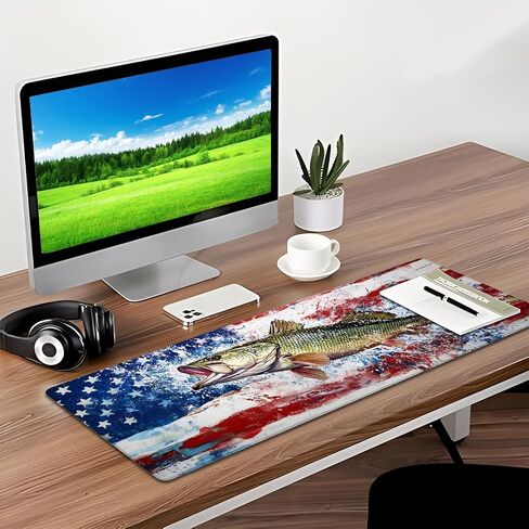 Popcorn Movie Gaming Mouse Pad ، Desk Mat ، Desk Rubber Base Pool Goad Aesthetic Mousepads for Computer Laptop Keyboard Office Office School Home Decorities Decor 31.5 "× 11.8" in Saudi Arabia