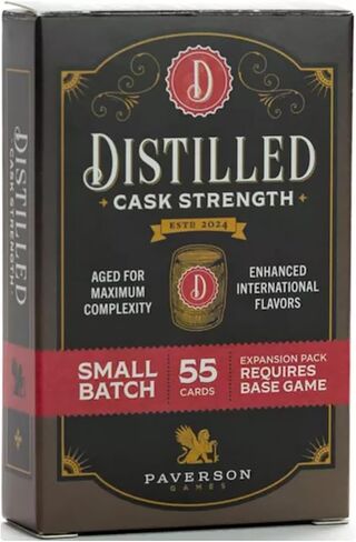 Distilled: Cask Strength - 55 Card Mini التوسع ، لعبة لوحة الإستراتيجية الروحية ، ترقيات جديدة ونكهات ، تتراوح أعمارهم بين 14+ ، 1-5 لاعبين in Kuwait