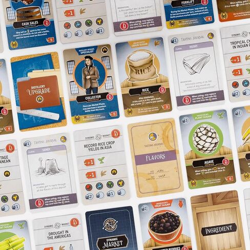Distilled: Cask Strength - 55 Card Mini التوسع ، لعبة لوحة الإستراتيجية الروحية ، ترقيات جديدة ونكهات ، تتراوح أعمارهم بين 14+ ، 1-5 لاعبين in Kuwait