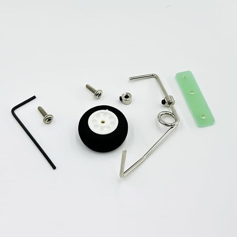 RC Airplane Tail Wheel Bracket Assembly for RC Plane Helicopter DIY Model Aircraft Landing Gear Replacement Parts (40-52 Level) in Kuwait