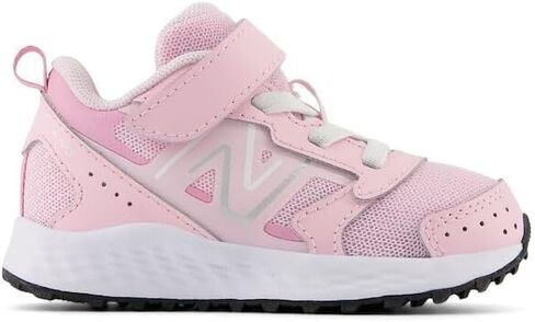 New Balance Kids Fresh Foam 650 V1 Bungee Lace with Top Strap Running Shoe, Light Raspberry/Pink Sugar, 10 US Unisex Toddler in Kuwait