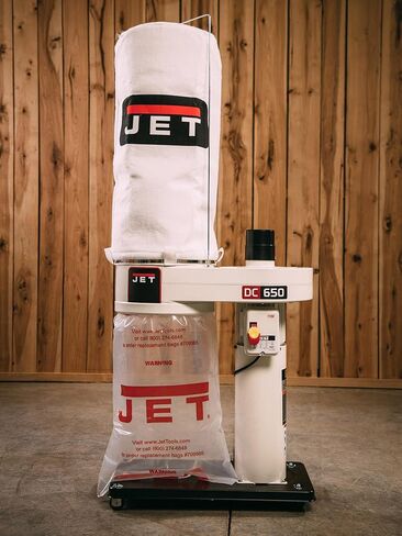 JET Dust Collector, 650 Series, 5-Micron Bag Filter, 1 HP, 115/230V 1Ph (Model DC-650MK) in Saudi Arabia
