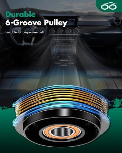 SCITOO AC Compressor Clutch Coil Assembly Fit for D-odge Nitro for J-eep Liberty 3.7L 2006 2007 2008 CO 10900C in Kuwait