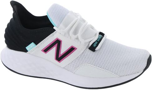حذاء الجري Fresh Foam Roav V1 للسيدات من New Balance، ورق أبيض/علكة، 11 in Saudi Arabia