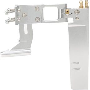 Oumefar Aluminum Alloy RC Boat Rudder 110mm, Suitable for Boat Catamaran Model, Silver, Unisex, Kids (12+)