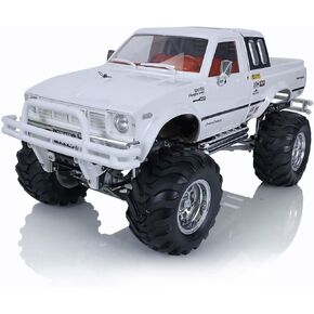 Toucan RC Hobby 1/10 Scale White 4Wd Rally Hg Rc Pickup Car Series Racing Crawler Kit Chassis Axles(New and Unassembled Condition, You Need to Assemble it by Yourself