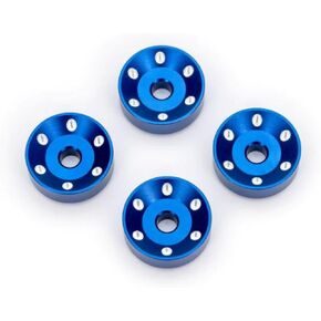 Traxxas TRA10257-BLUE WHEEL WASHERS ALUM, BLUE