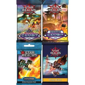 Wise Wizard Games Expansions Bundle: Promo-Pack 1, Gambit, Cosmic Gambit, Scenarios (4 Items)